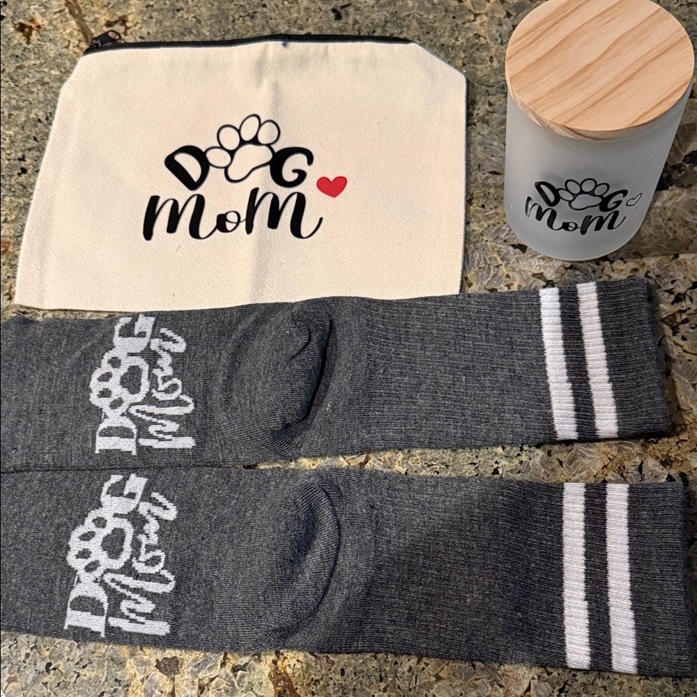 NWOT Dog Mom gift set